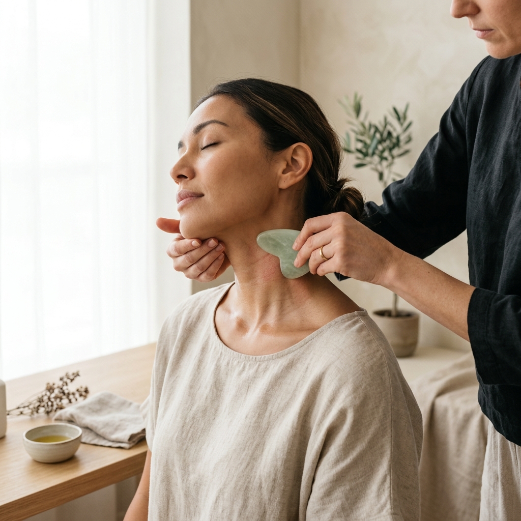 Neck Gua Sha and the Surface Pathways