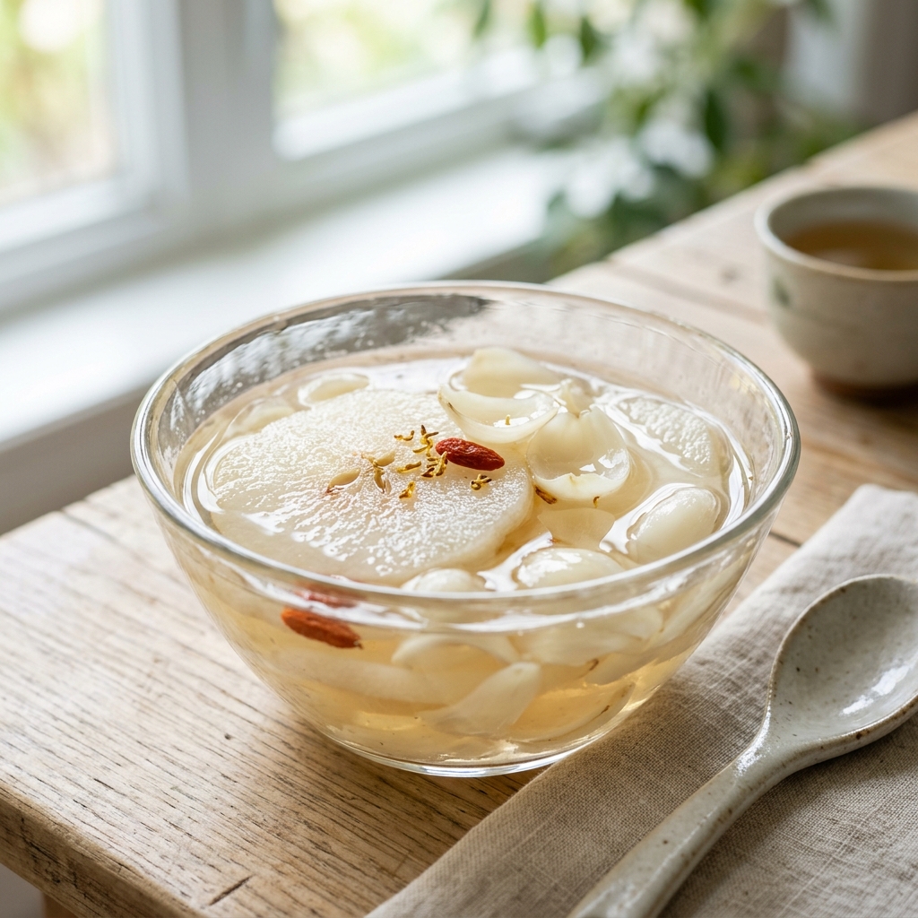 Pear & Lily Bulb Decoction (雪梨百合汤)